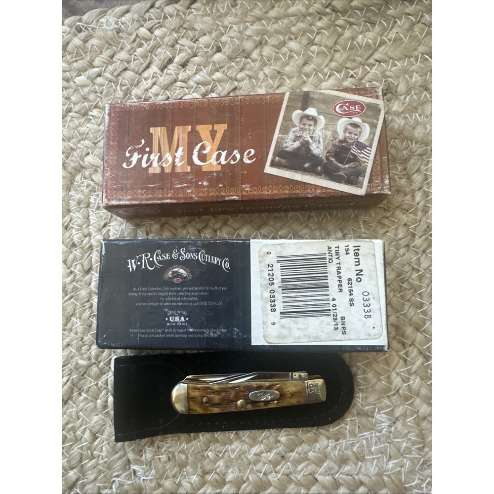 Case XX MY FIRST CASE 62154 SS New in Box with Pouch and Information 2015 (ZZ)